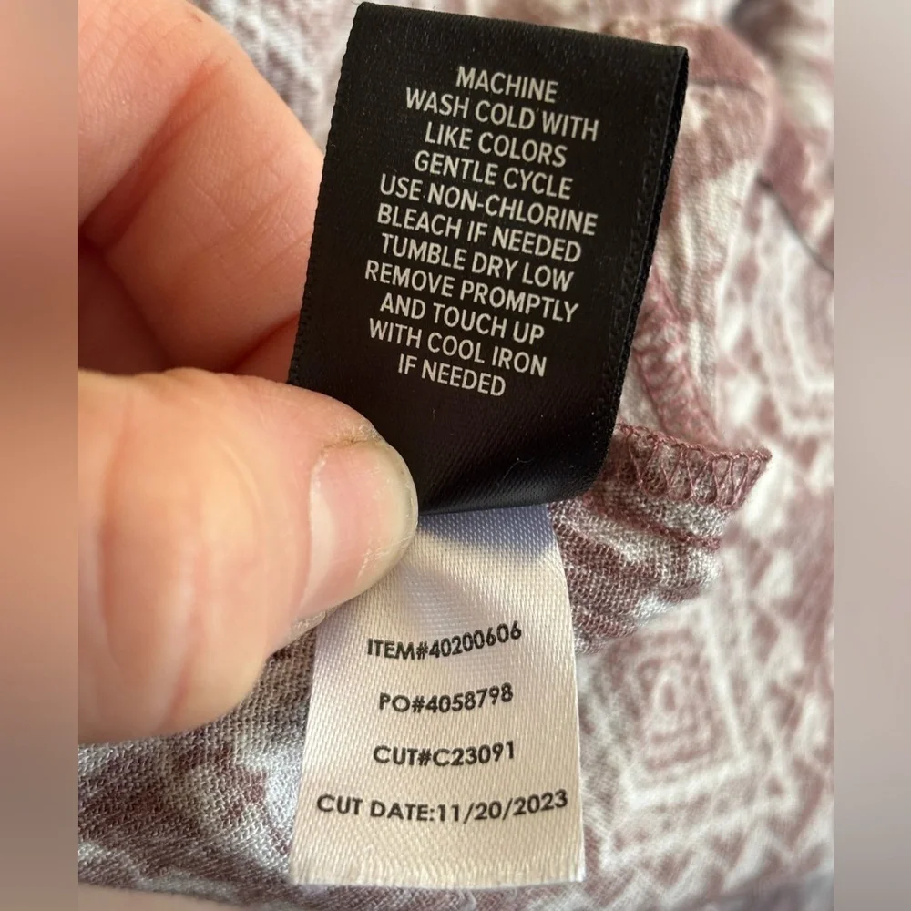 Boho Torrid Red-Brown Comfortable Blouse with Elegant and Unique Pattern